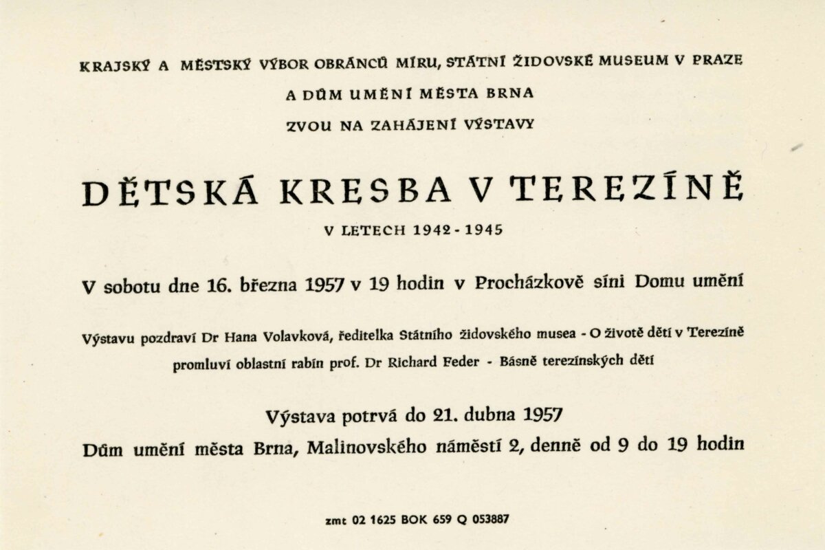 Dětská kresba v Terezíně v letech 1942–1945